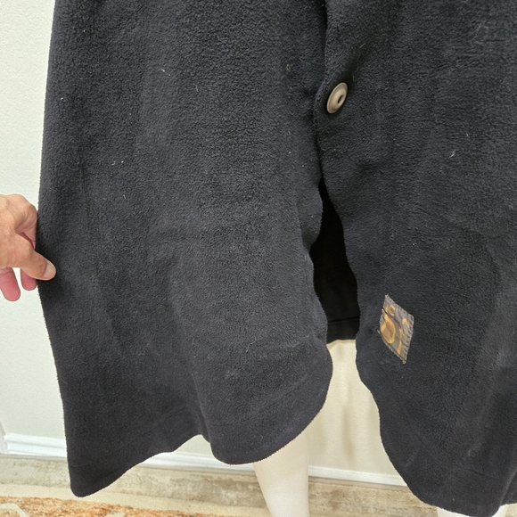 Blue Fish Black Button-Up Coat Size XL - Picture 6 of 14